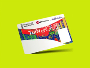 La tarjeta TuiN Joven se convierte en el título personalizado más utilizado en Metrovalencia, con 10.000 abonados