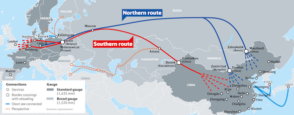 Los Ferrocarriles Alemanes impulsan el Corredor Euroasiático