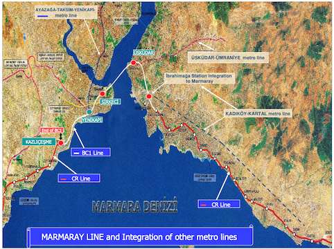 El Corredor de Marmaray, en Turquía, se abrirá en el primer trimestre de 2019