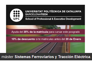 La Universidad Polit�cnica de Catalu�a convoca un curso de postgrado sobre instalaciones ferroviarias
