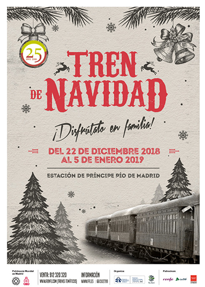 A partir de mañana vuelve el Tren de Navidad
