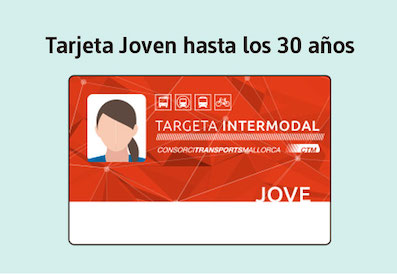 La tarjeta joven de transporte de Baleares se podrá utilizar hasta los treinta años