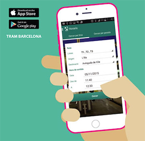 El tranvía de Barcelona ofrece una aplicación que facilita información en tiempo real
