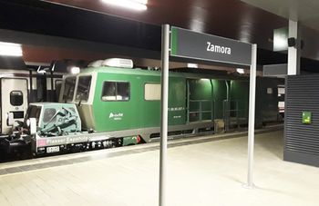 Primera auscultación geométrica de vía en el nuevo tramo Zamora-Pedralba de la Pradería