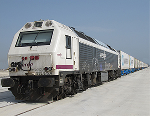 Nuevo tráfico diario de alta frecuencia de Renfe Mercancías entre Madrid y Valencia