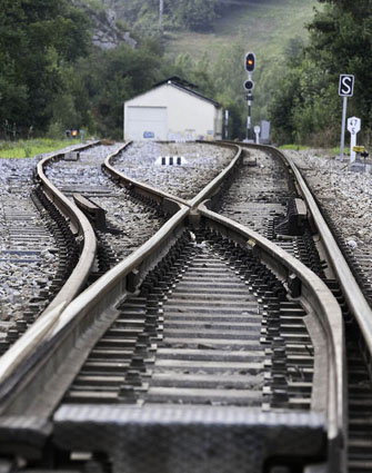 En marcha la restitución de la plataforma dañada por el temporal en la línea de ancho métrico Trubia-Collanzo, en Asturias