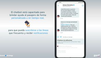 Avisos personalizados por mensaje directo a través de Twitter en las cercanías de Barcelona y Madrid