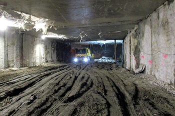 Concluye la excavacin del primer nivel del tnel Guadalmedina-Atarazanas del metro de Mlaga 