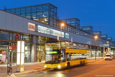 Los Ferrocarriles Alemanes prueban un nuevo sistema de seguridad en la estacin Berln-Sdkreuz