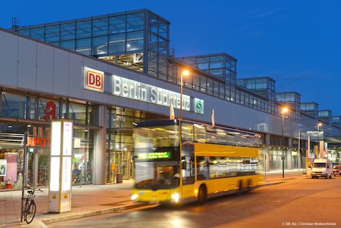 Los Ferrocarriles Alemanes prueban un nuevo sistema de seguridad en la estaci�n Berl�n-S�dkreuz