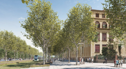 Aprobada la conexi�n del tranv�a de Barcelona por la Diagonal