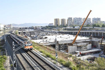 Las obras de la estaci�n barcelonesa de La Sagrera alcanzan un grado de ejecuci�n del 40 por ciento