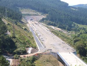 Concluyen las obras de plataforma del tramo Lemona-Gald�cano, de la Y vasca