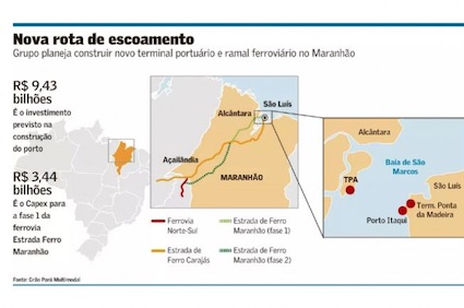 Avanza el proyecto de puerto y ferrocarril en el estado brasileo de Maran