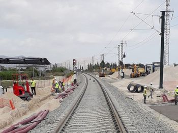 Restablecido el tr�fico en la l�nea de ancho convencional Murcia-Alicante