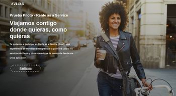 En marcha una prueba piloto con usuarios de la nueva plataforma de movilidad como servicio de Renfe