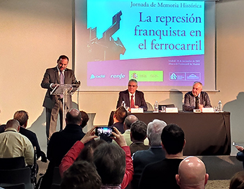 Jornada de Memoria Histrica sobre la represin franquista en el ferrocarril