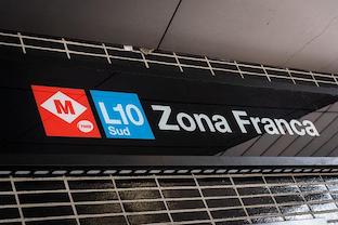 En servicio la estaci�n de Zona Franca de la l�nea 10 Sud del metro de Barcelona