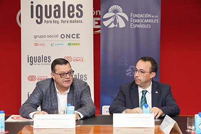 Convenio Fundaci�n de los Ferrocarriles Espa�oles-Fundaci�n Once para mejorar la accesibilidad