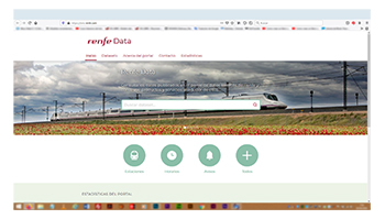 El portal Open Data de Renfe incorpora nueva informaci�n y mejora su accesibilidad