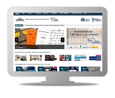 Cultura y patrimonio ferroviario online en el Museo del Ferrocarril de Madrid