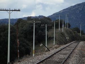 Avances en las obras de renovaci�n entre Guadalmez y Castuera, en la l�nea convencional Ciudad Real-Badajoz