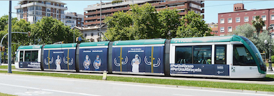 Tram de Barcelona colabora en la campa�a Por un Abrazo