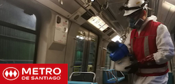 El Metro de Santiago de Chile emplea biotecnolog�a para higienizar los coches