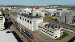 Los Ferrocarriles Suizos instalan su primer sistema fotovoltaico para energa de traccin