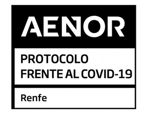Renfe obtiene el certificado Aenor frente al Covid-19 para sus servicios de transporte de viajeros