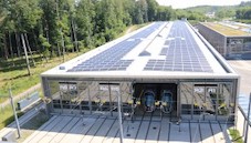 El tranv�a de Luxemburgo produce energ�a fotovoltaica en el techo de sus cocheras