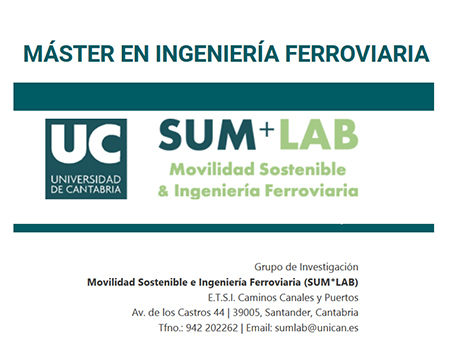 M�ster en ingenier�a ferroviaria organizado por la Universidad de Cantabria y Mafex