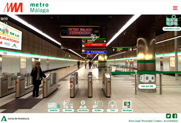 Nueva p�gina web interactiva de Metro de M�laga