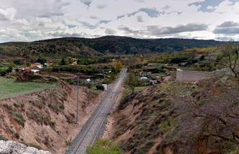 Avances en las obras de renovaci�n integral de v�a en la l�nea Zaragoza-Teruel-Sagunto