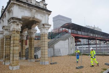 Inspecciones t�cnicas en  los edificios del entorno de la nueva estaci�n donostiarra de Atotxa