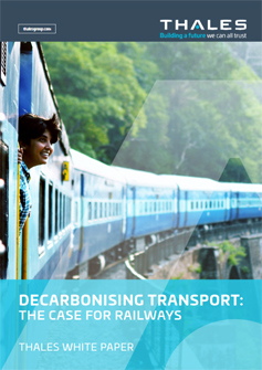 Informe t�cnico de Thales, �Descarbonizaci�n del transporte, el caso del ferrocarril�