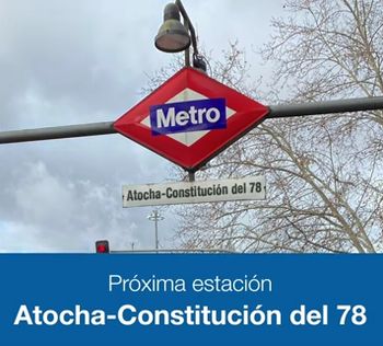 La estacin de Atocha Renfe de Metro de Madrid pasar a llamarse Atocha Constitucin del 78