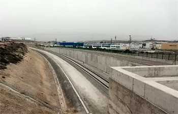 Las obras de la primera fase de la integraci�n del ferrocarril en Almer�a finalizar�n en primavera