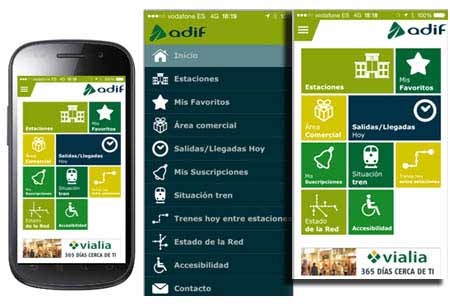 Adif pondr� en marcha una aplicaci�n de b�squeda de objetos perdidos en trenes y estaciones