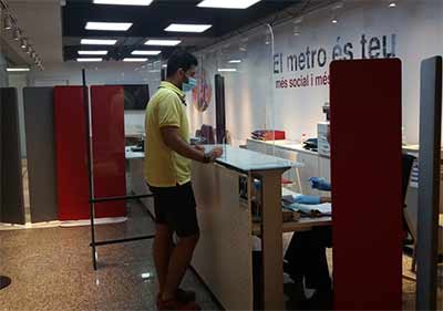 Los centros de atenci�n al cliente de Metrovalencia atendieron m�s de 125.000 visitas en 2020