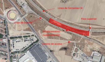 Licitada la redacci�n del proyecto de la nueva estaci�n de Parla Norte, de Cercan�as de Madrid