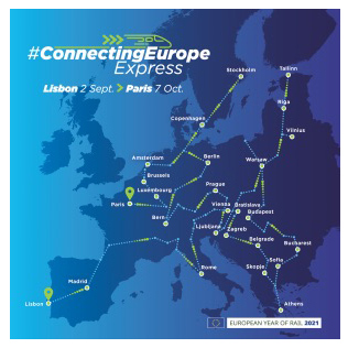 Presentado el tren "Connecting Europe Express"