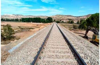 Adjudicada la instalaci�n de la catenaria en la l�nea  Zaragoza-Teruel