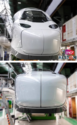 Alstom presenta la cabeza tractora del nuevo TGV M