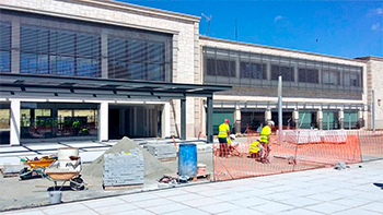 Las obras de remodelaci�n de la estaci�n de C�ceres afrontan su recta final