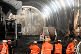 Avanzan las obras del T�nel de Terzo Valico, en Italia