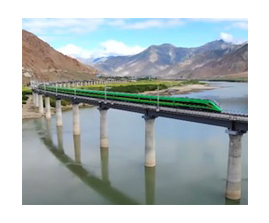 El tren de alta velocidad Fuxing comienza a operar en el Tibet 