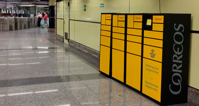 Consignas electr�nicas de recogida de compras online en las estaciones de X�tiva y Col�n de Metrovalencia 