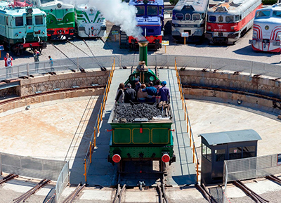 Rcord de visitantes en verano en el Museo del Ferrocarril de Catalua