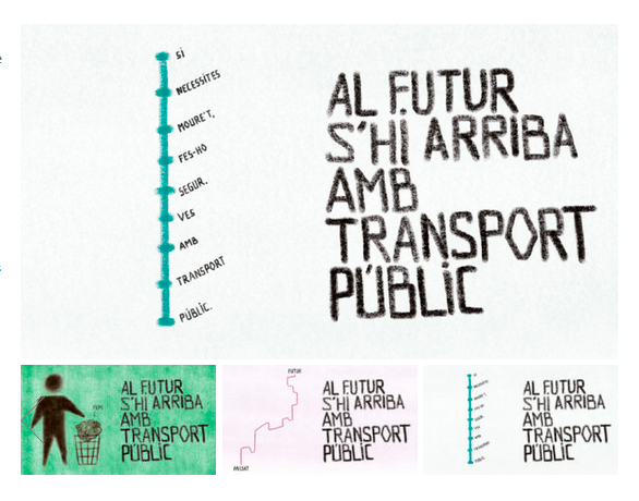 Administraciones y operadores catalanes lanzan la campa�a "Al futuro con transporte p�blico�